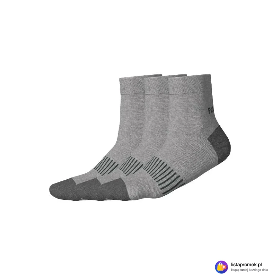 Skarpety robocze męskie z bawełną, 3 pary