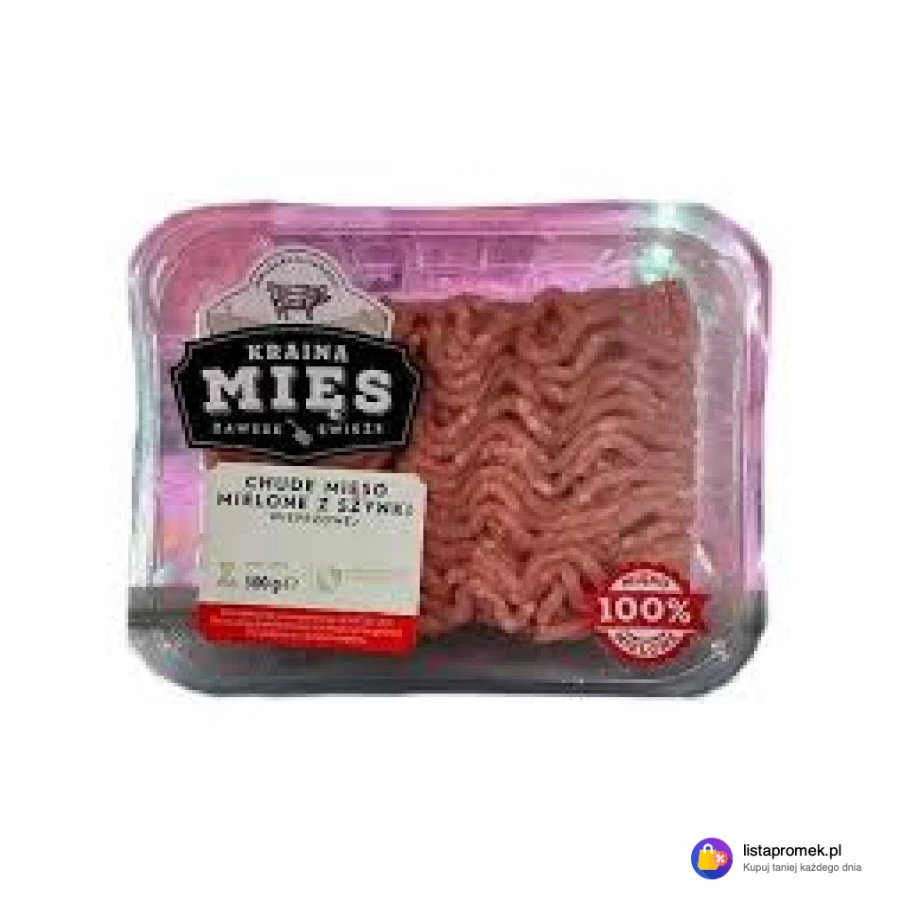 Chude mięso mielone z szynki wieprzowej