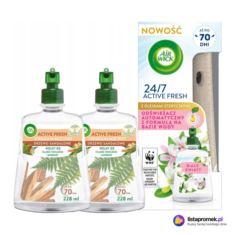 Wkłady zapachowe Air Wick, różne rodzaje, 2x228 ml