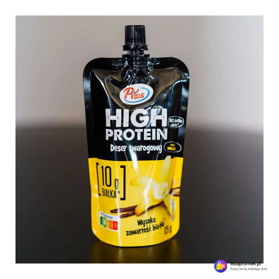 Wysokobiałkowy deser twarogowy