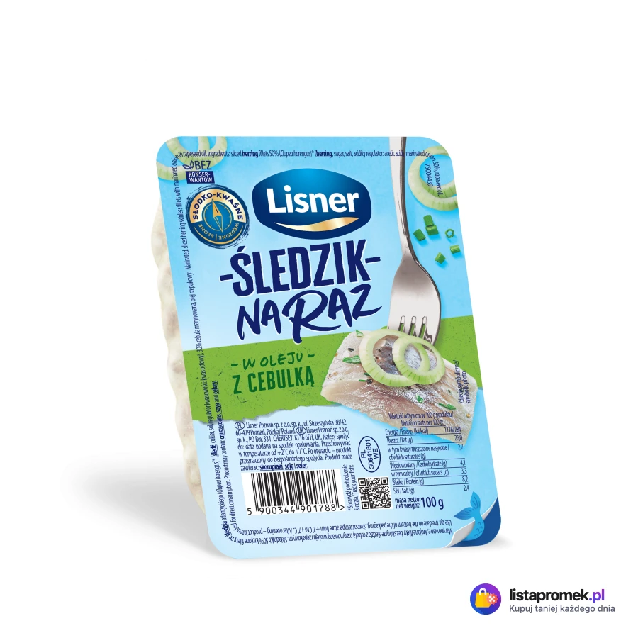 Śledzik Na Raz Lisner