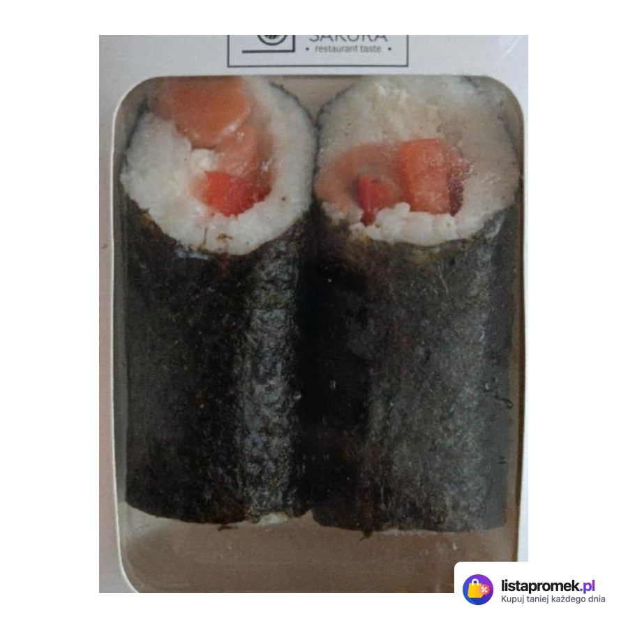 Double wrap Sakura surowy łosoś