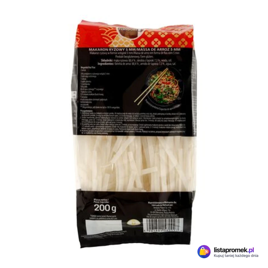 Makaron ryżowy Asia Flavours, różne rodzaje