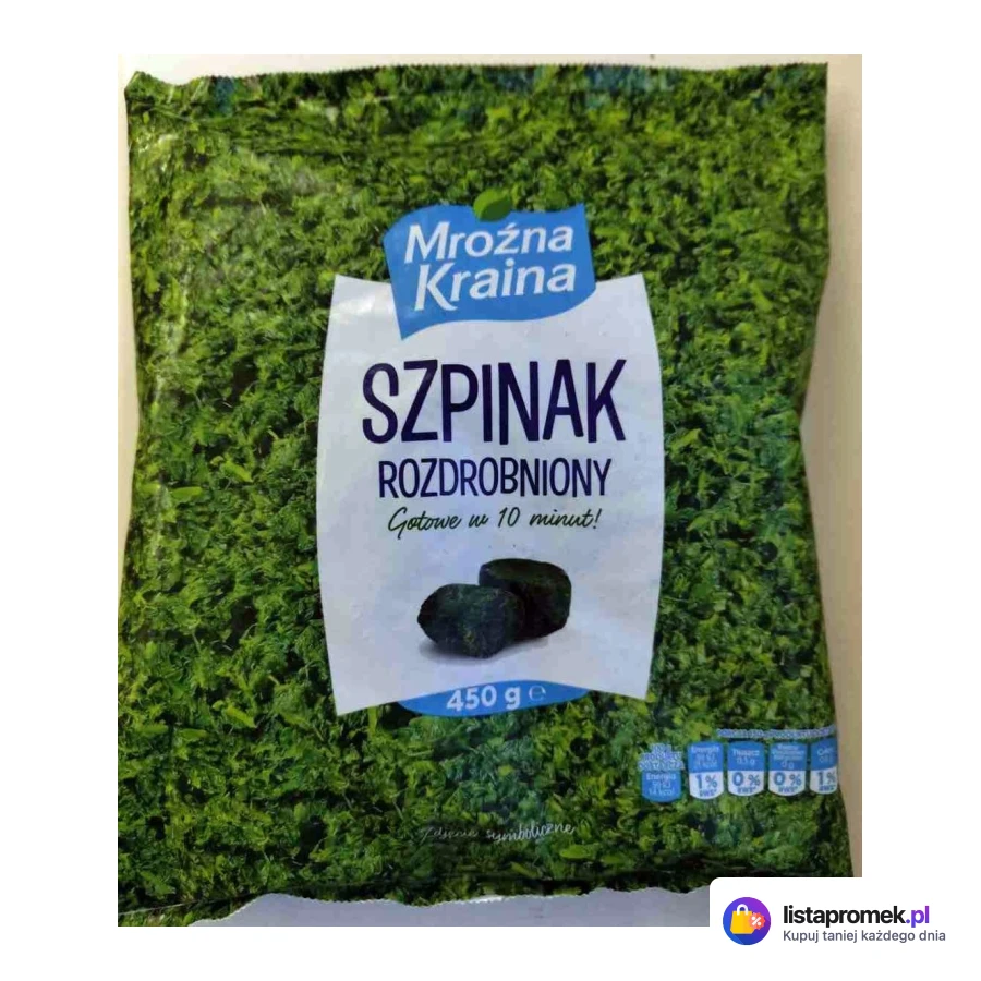 Szpinak rozdrobniony mrożony