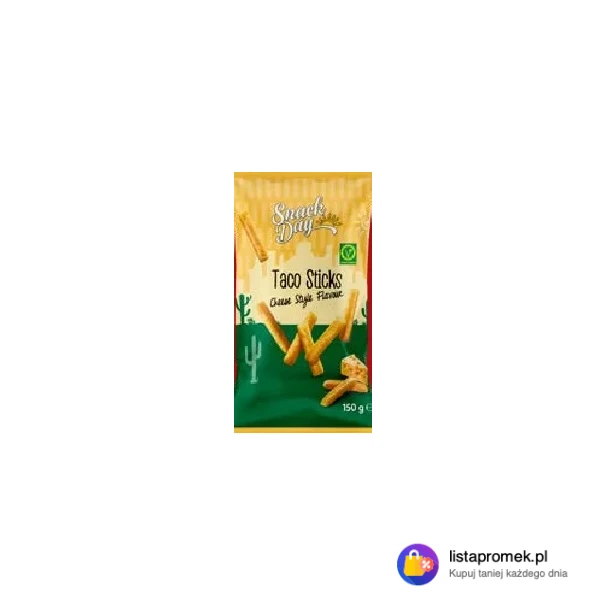 Przekąski kukurydziane o smaku serowym