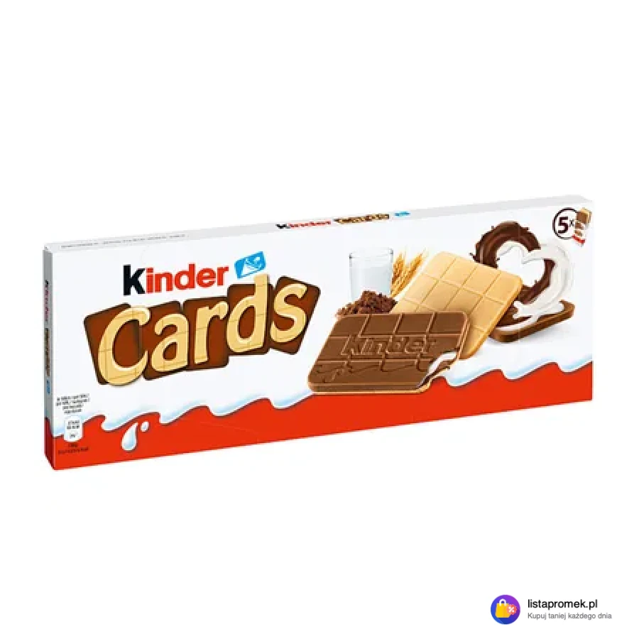 Kinder Cards, wafelki z kremem