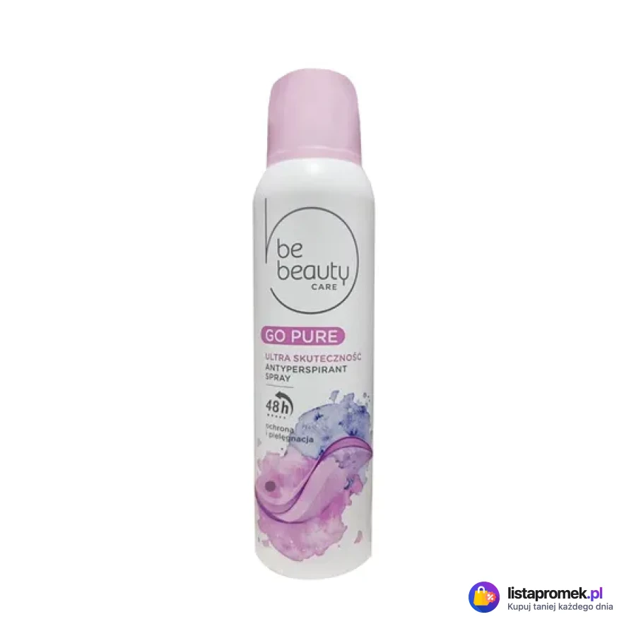 Antyperspirant lub dezodorant w spray'u Be Beauty, różne rodzaje