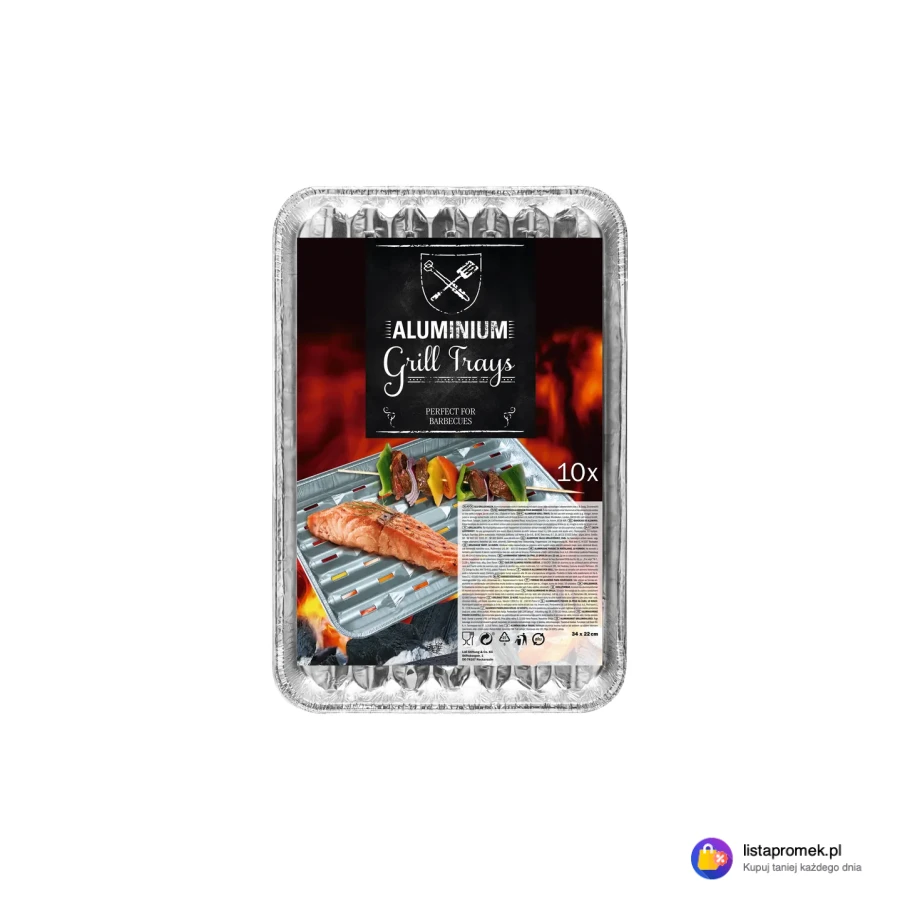 Tacki aluminiowe na grilla