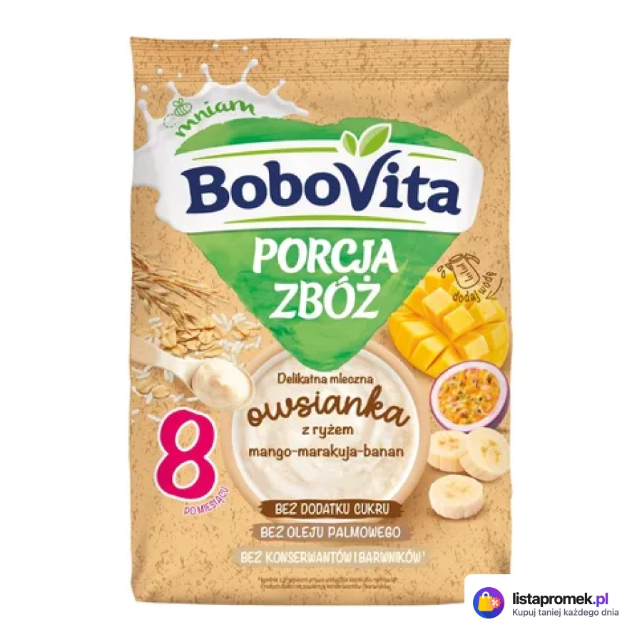 Kaszka mleczna lub Owsianka BoboVita Porcja Zboż, różne rodzaje