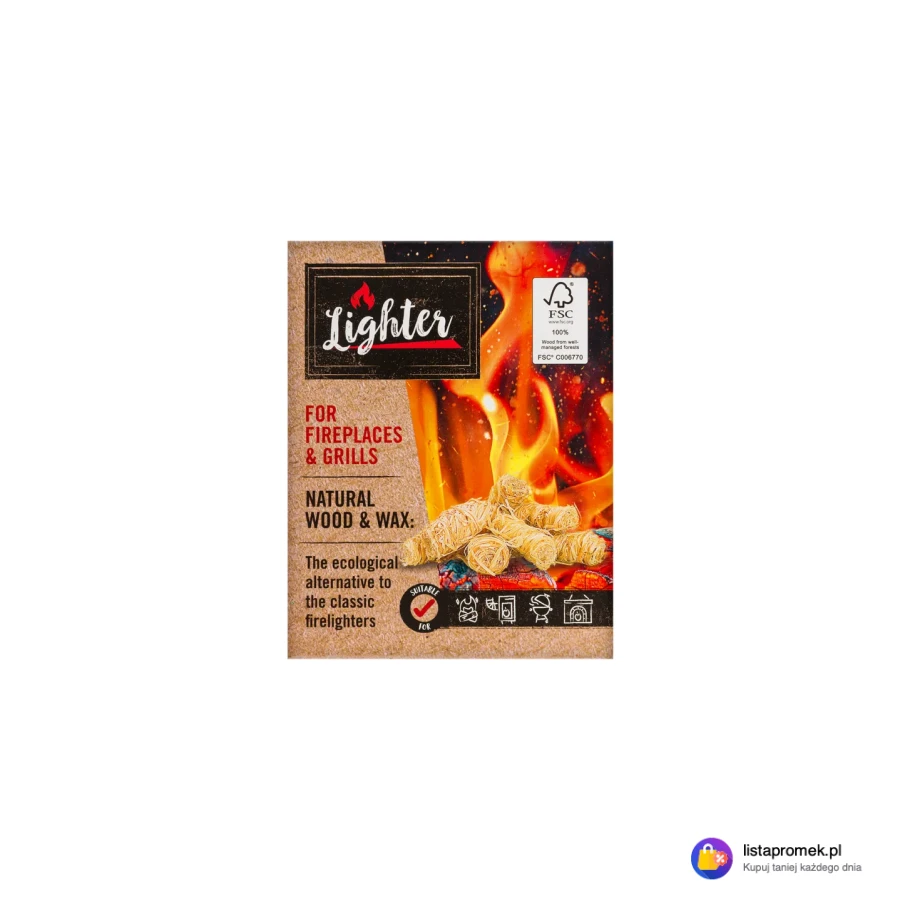 Podpałka do grilla i kominka