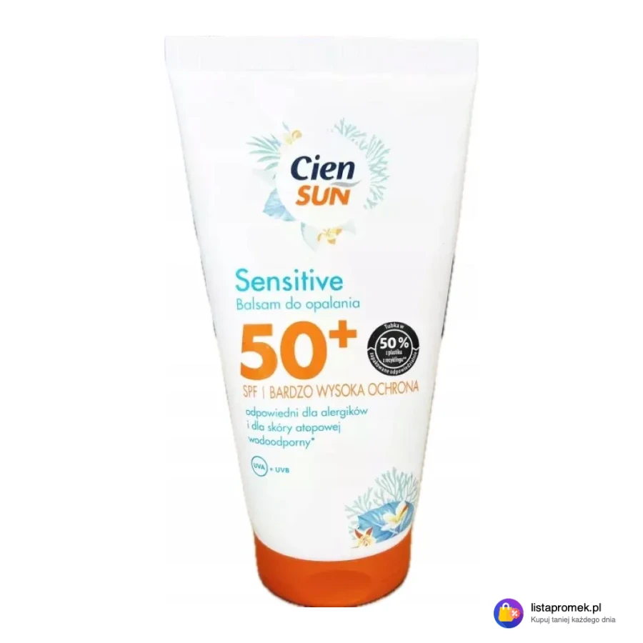 Balsam do opalania Sensitive, SPF 50+, lub mleczko do opalania Sensitive, SPF 30