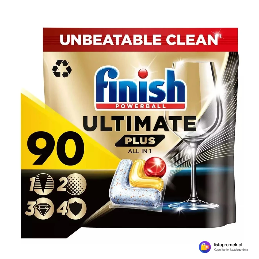 Tabletki do zmywarki Ultimate Plus All in 1, XXL*