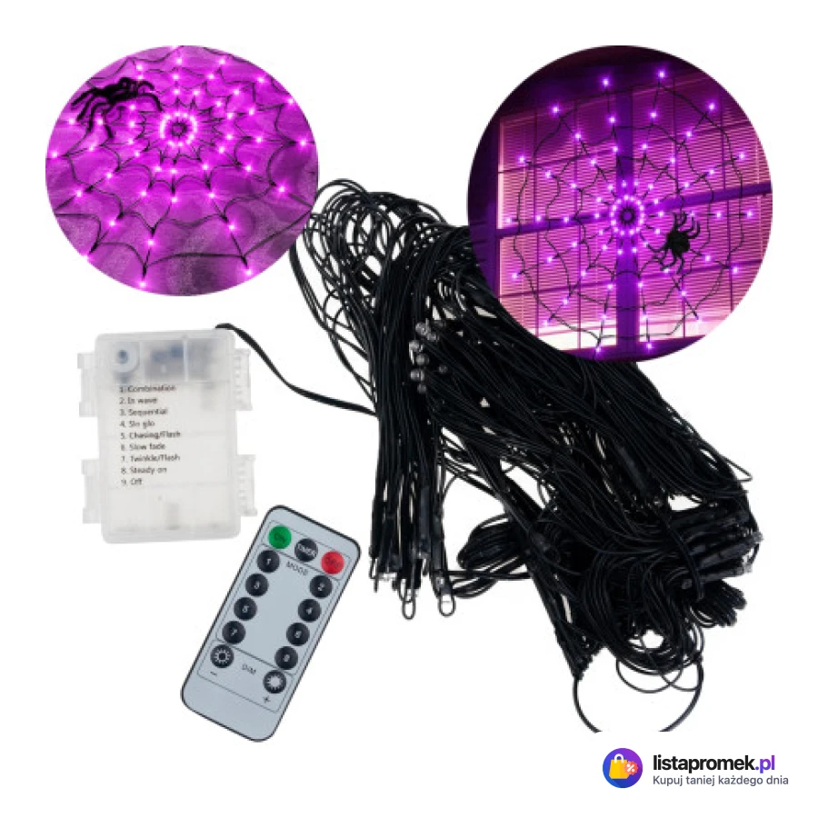 Pajączyna 70 LED lub mata dźwiękowa