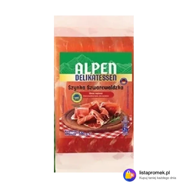 Szynka Alpen Delikatessen, szwarcwaldzka, delikatna