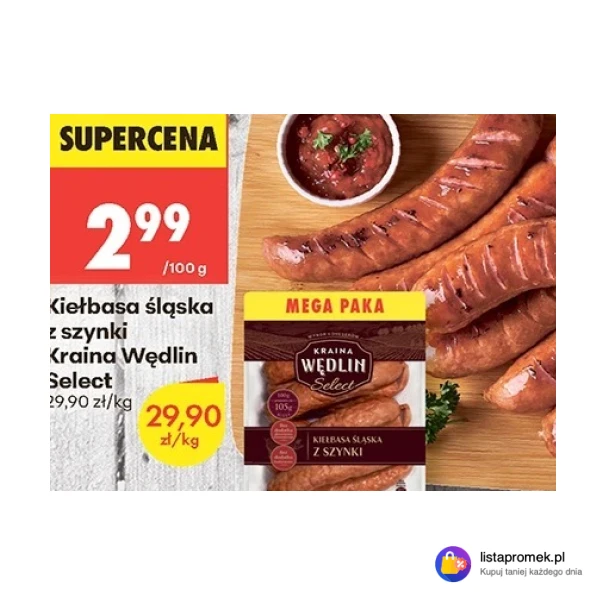 Kiełbasa śląska z szynki