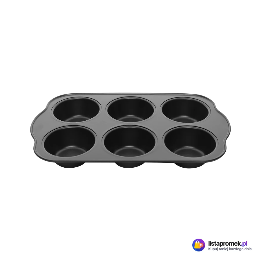 Blacha do muffinek Likoris 28 x 18 x 3,5 cm, na 6 babeczek