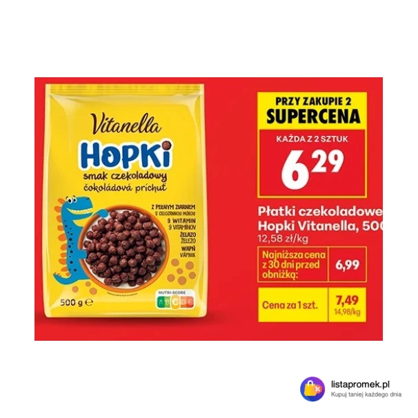 Płatki czekoladowe Hopki Vitanella