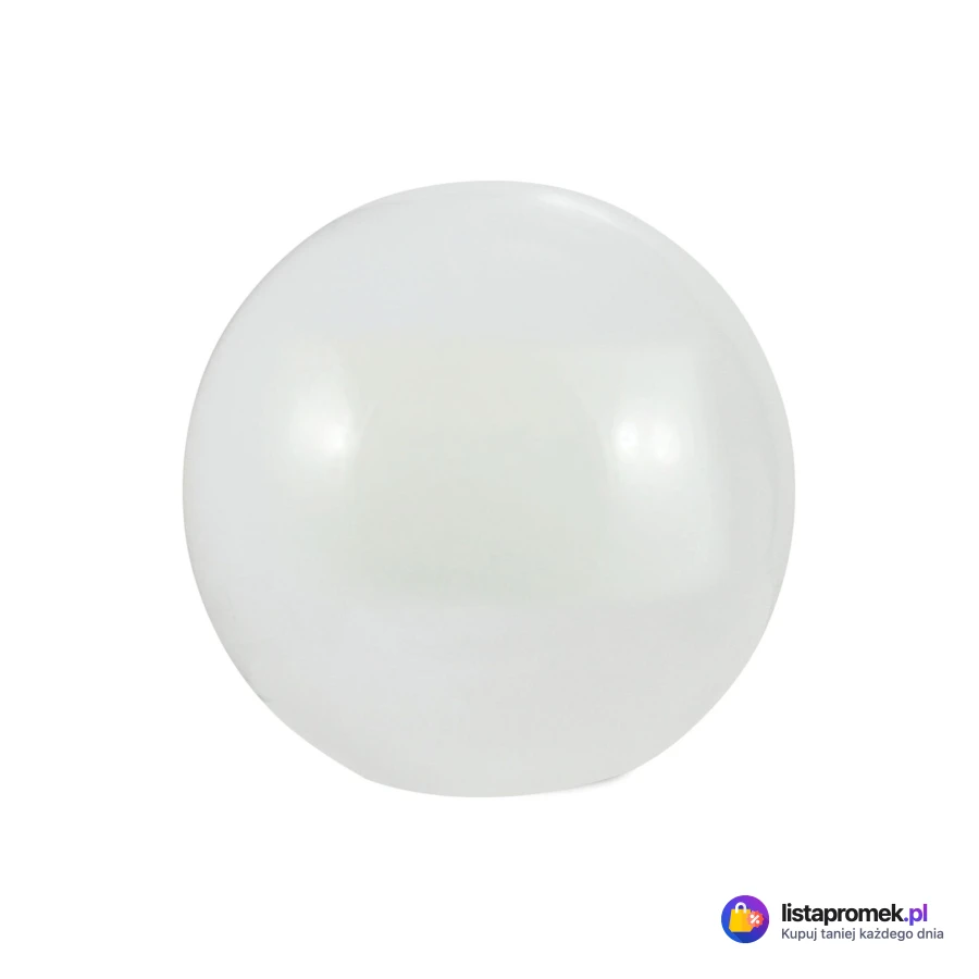 Lampa solarna 30 cm kula, 4000 K, biała