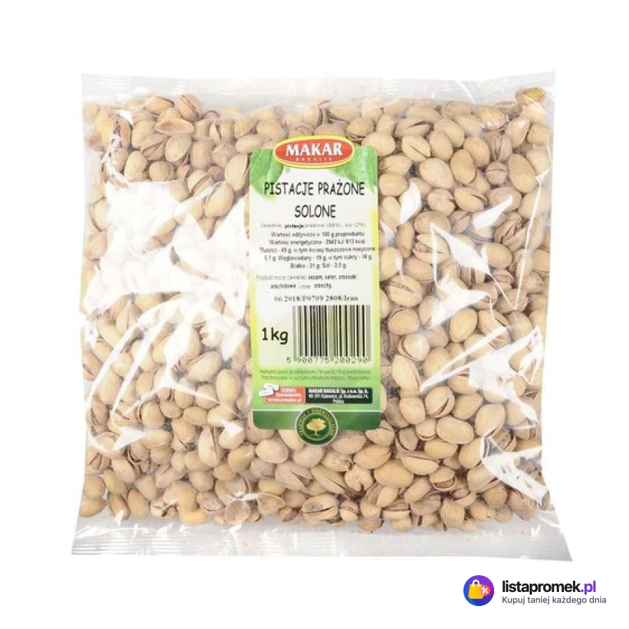 Pistacje solone Makar luzem lub w opakowaniu