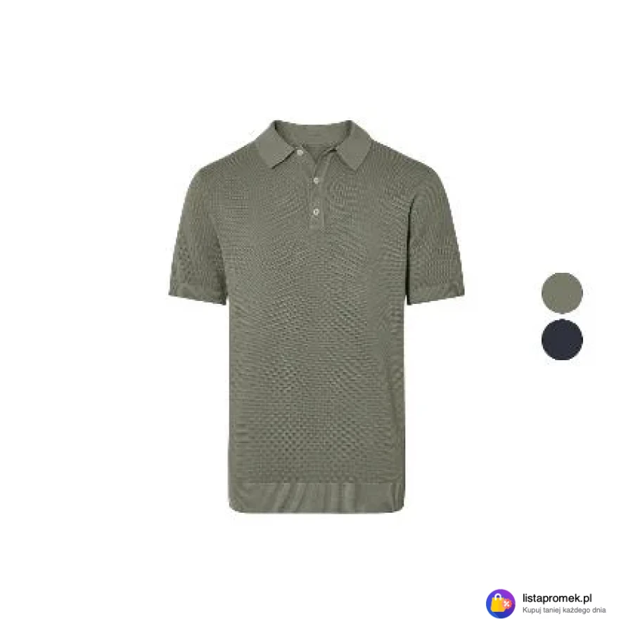 Koszulka polo męska z bawełny