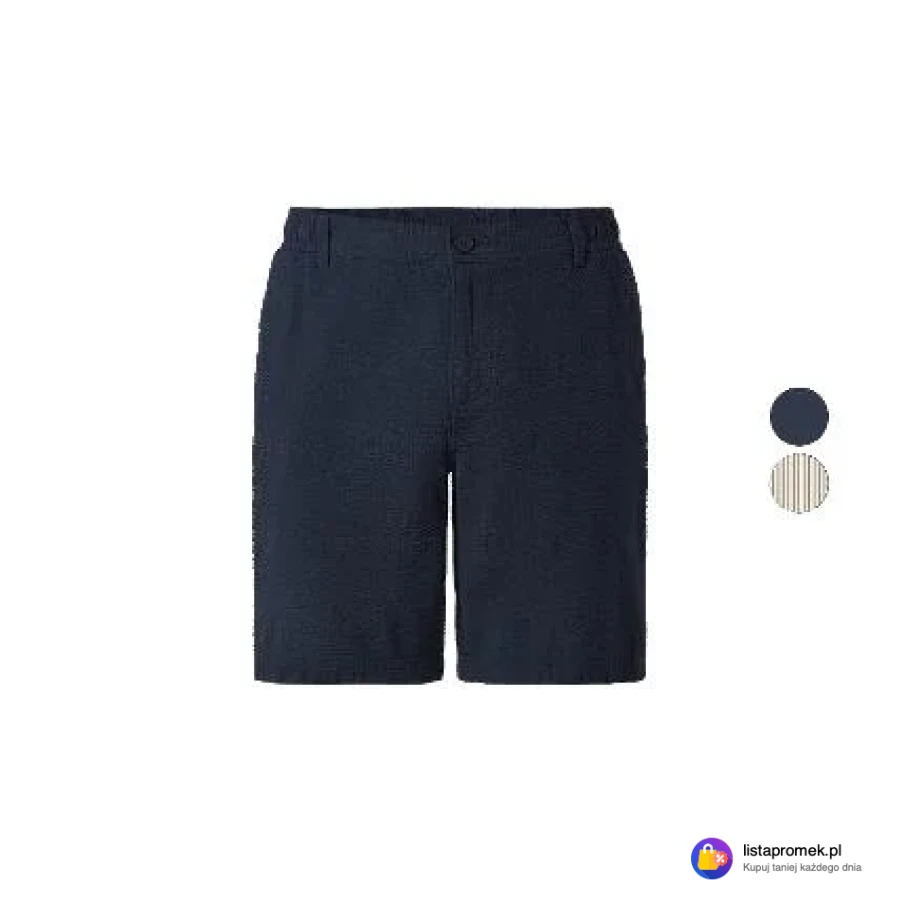 Szorty męskie z bawełny
