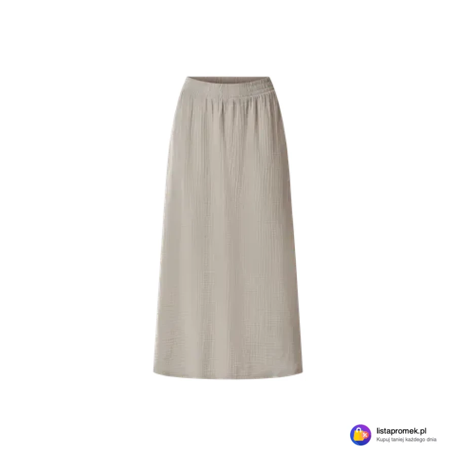 Spódnica midi z bawełny muślinowej
