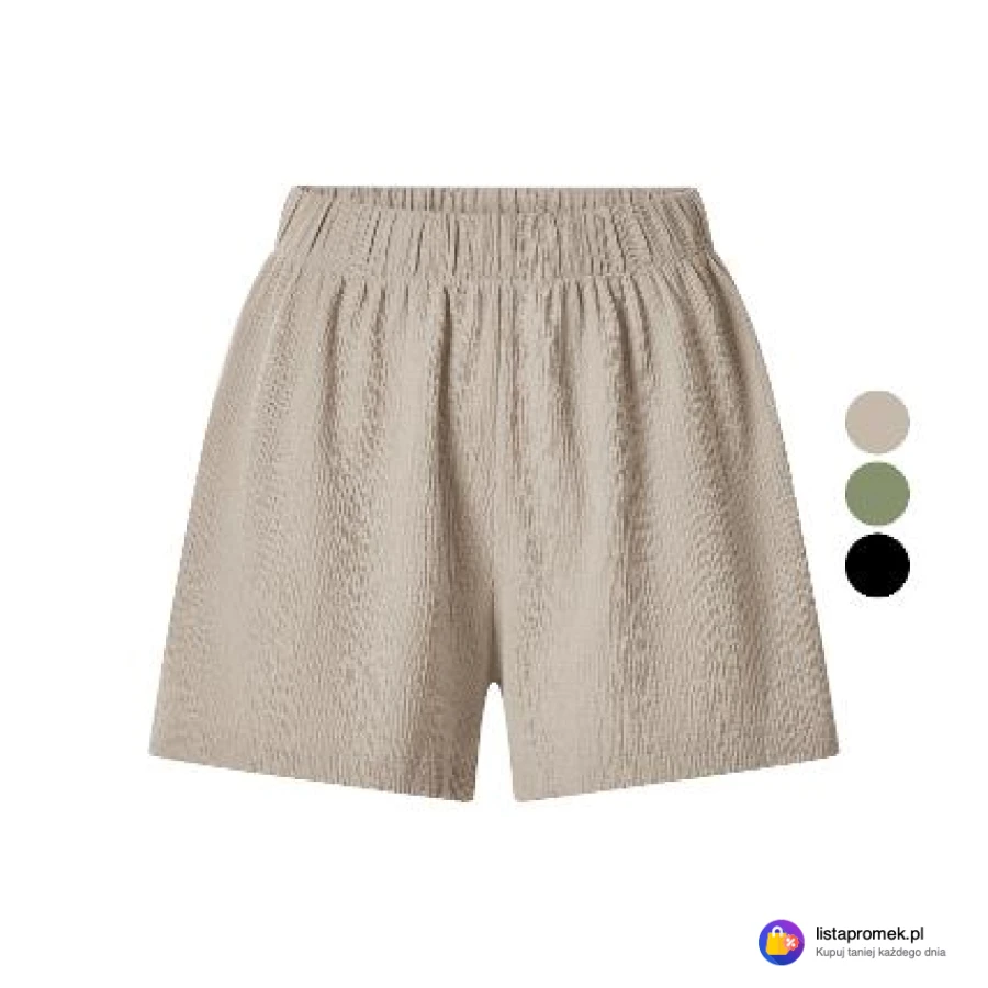 Szorty damskie z wysokim stanem