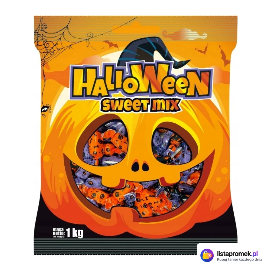 Cukierki rozpuszczalne na Halloween luzem lub w opakowaniu