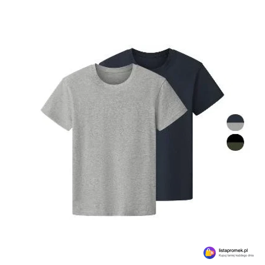 T-shirty chłopięce z bawełną, 2 sztuki