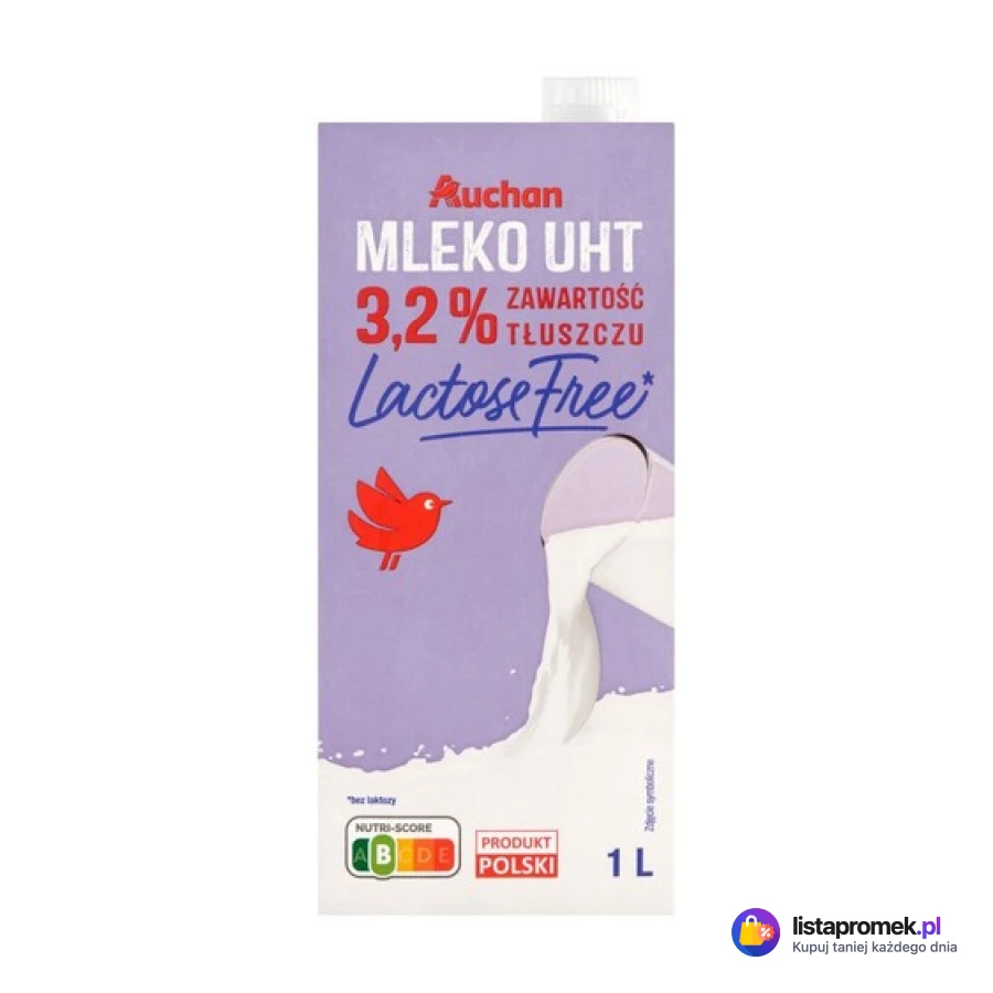 Mleko UHT bez laktozy 3,2%