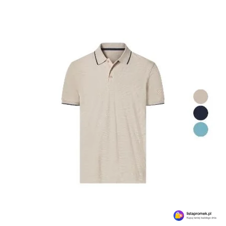 Koszulka polo męska z bawełną