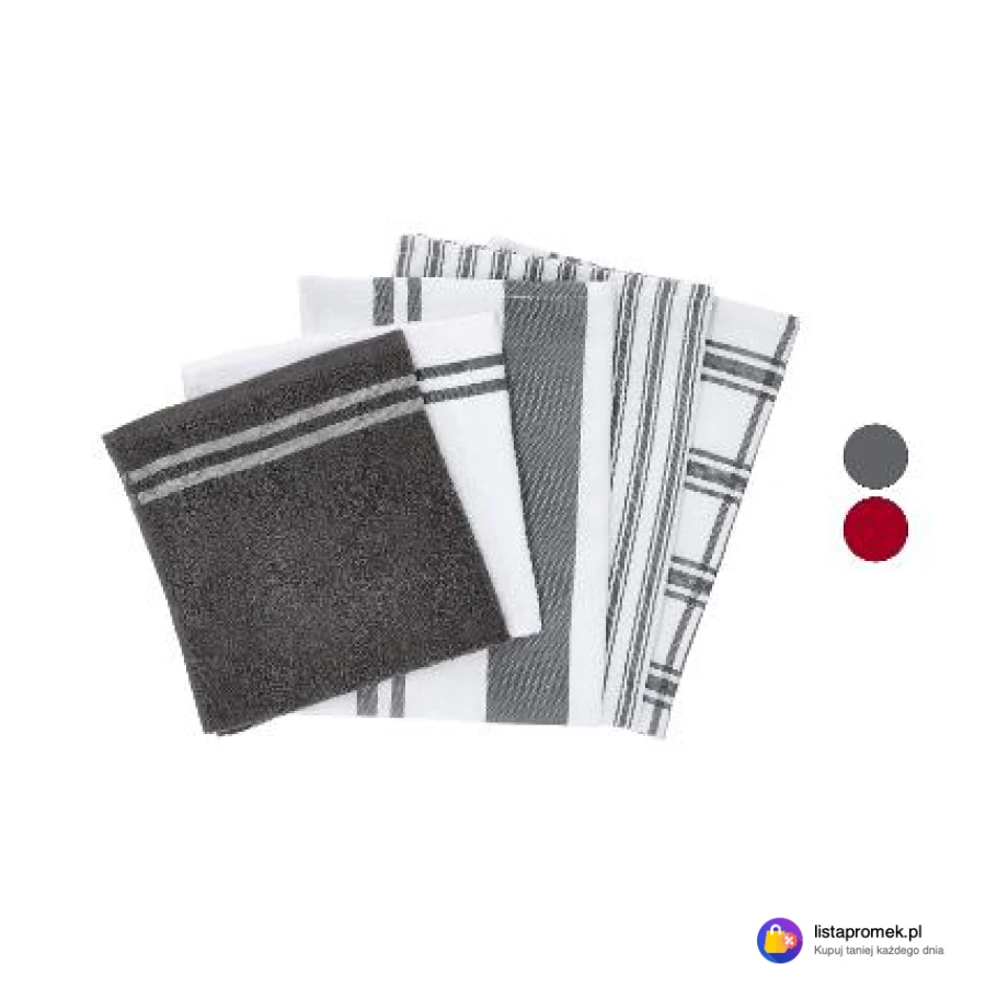 Zestaw 5 ściereczek i ręczników kuchennych