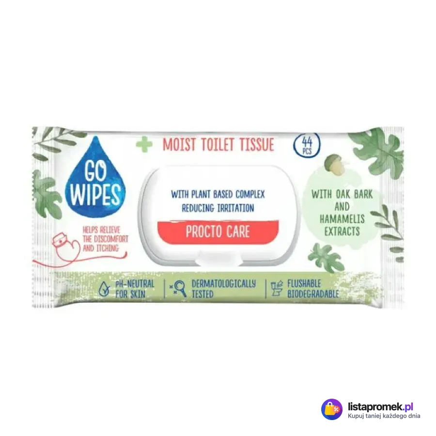 Papier nawilżany Go Wipes, wybrane rodzaje