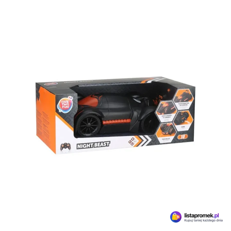 Samochód R/C Nocna bestia 2,4 GHz, 1/16