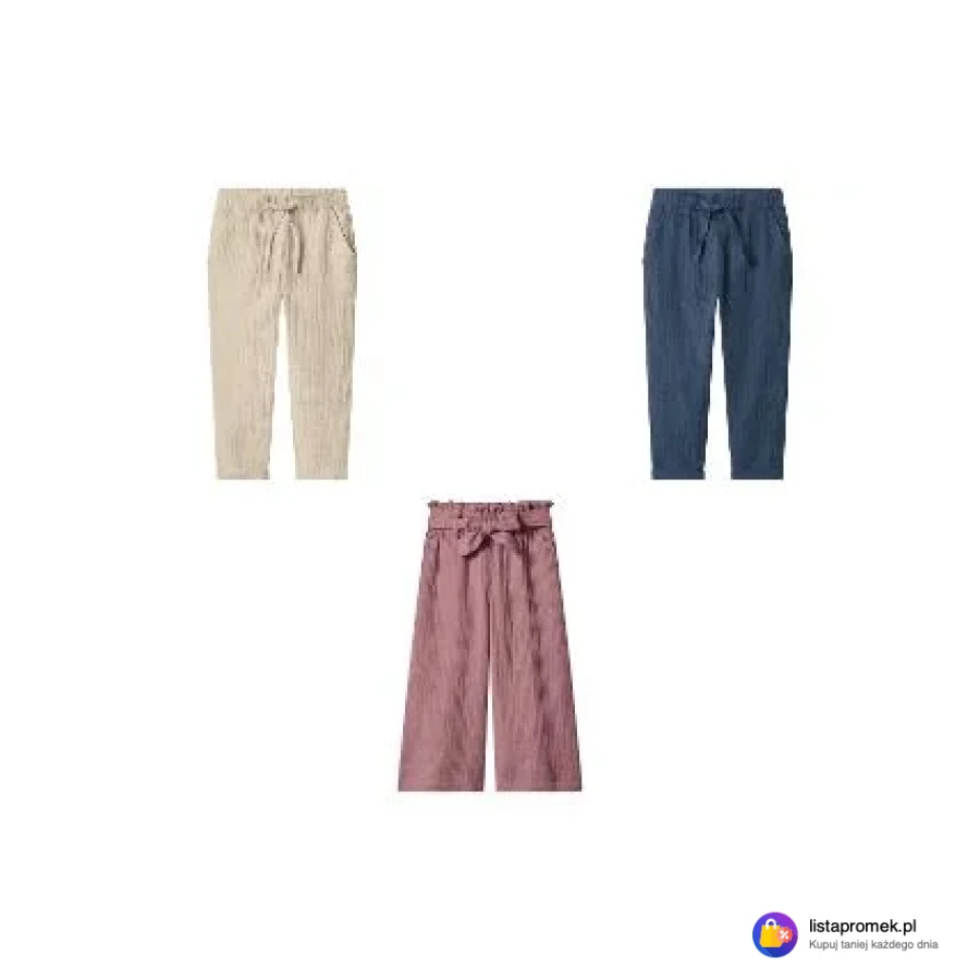 Spodnie dziecięce z bawełny muślinowej