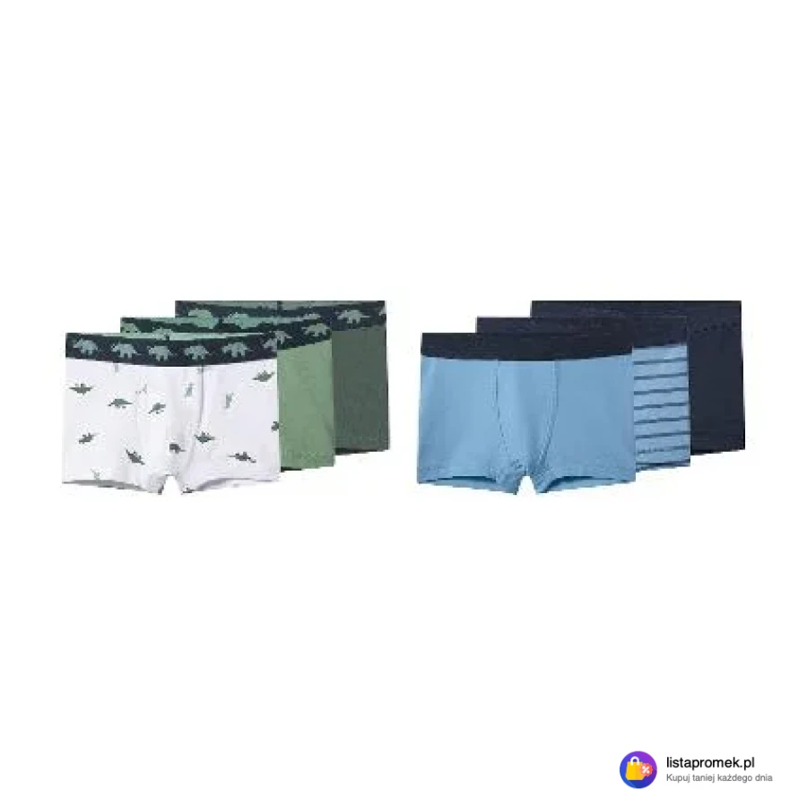 Bokserki chłopięce z bawełną, 3 pary