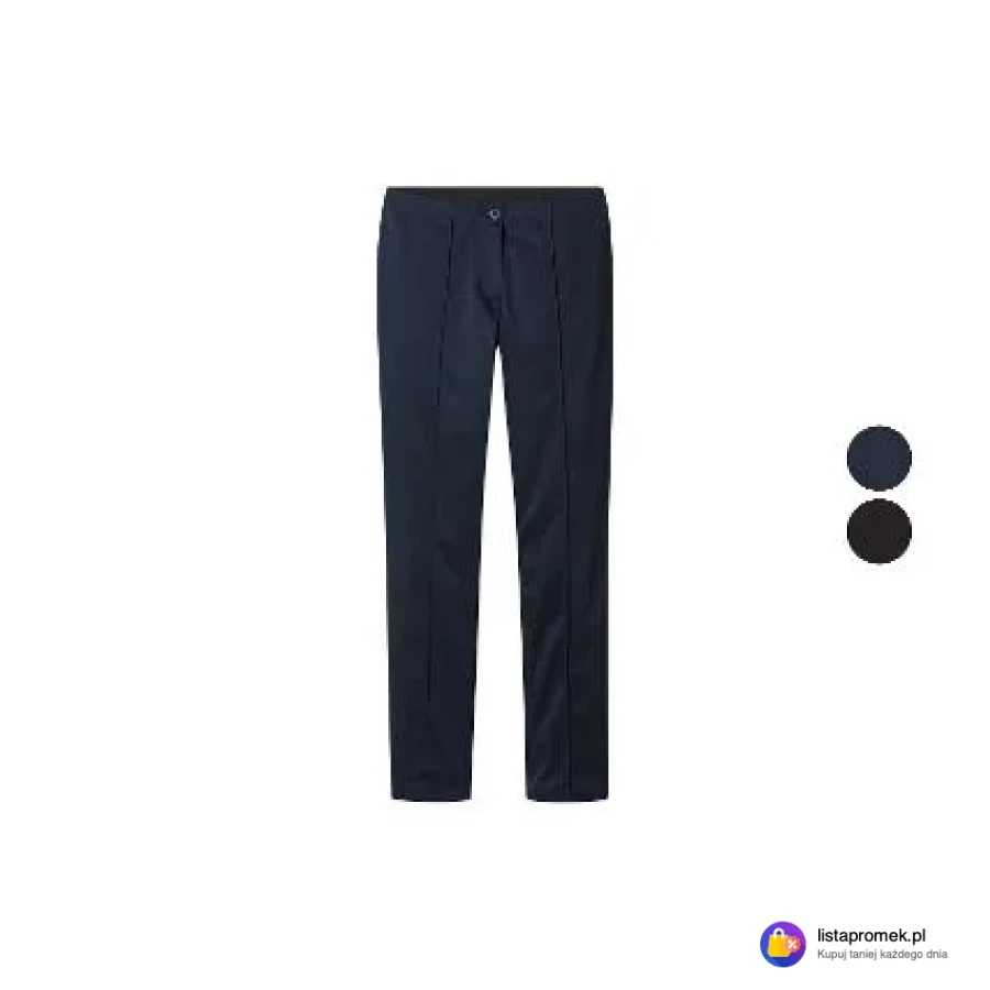 Spodnie slacks damskie z bawełną