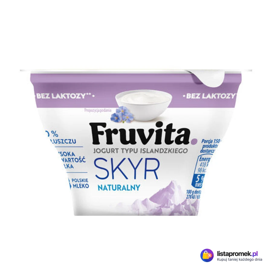 Jogurt naturalny wzbogacany