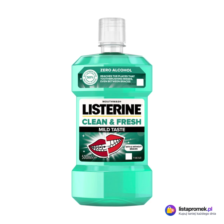 Płyn do płukania jamy ustnej Listerine, wybrane rodzaje