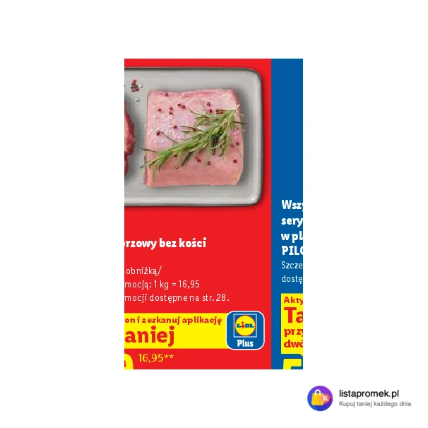 Schab wieprzowy bez kości