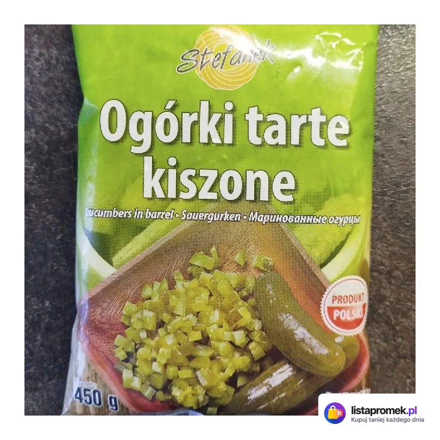 Ogórki tarte kiszone