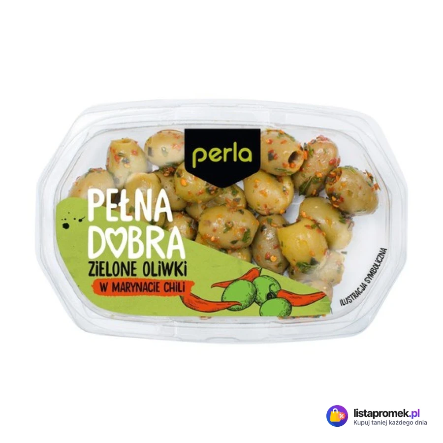 Zielone oliwki w marynacie ziołowej lub z chili