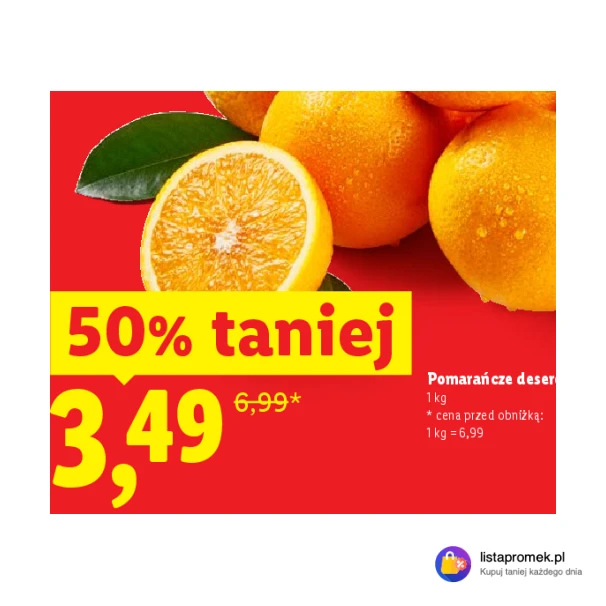 Pomarańcze deserowe, luzem