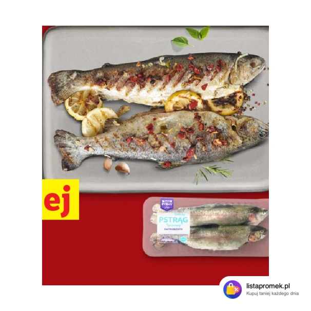 Pstrąg tęczowy patroszony