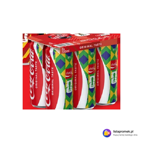 Coca-Cola lub Coca-Cola Zero Sześciosztuk