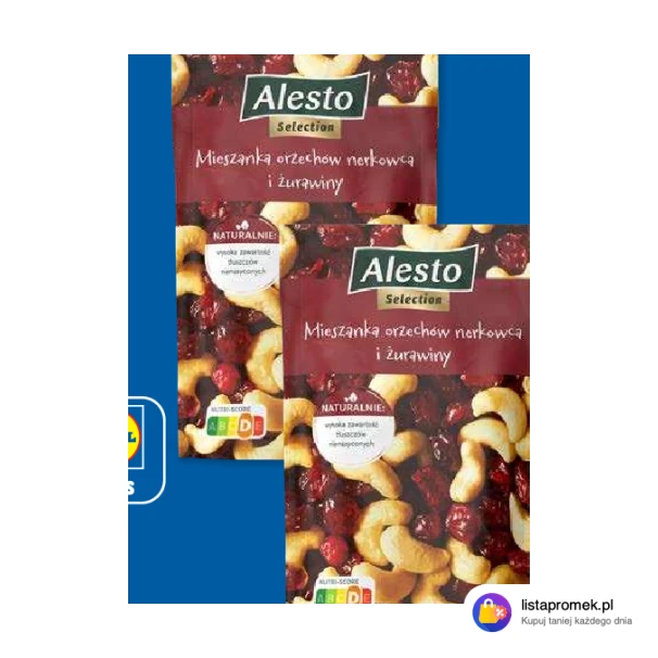 ALESTO SELECTION Mieszanka orzechów nerkowca i żurawiny