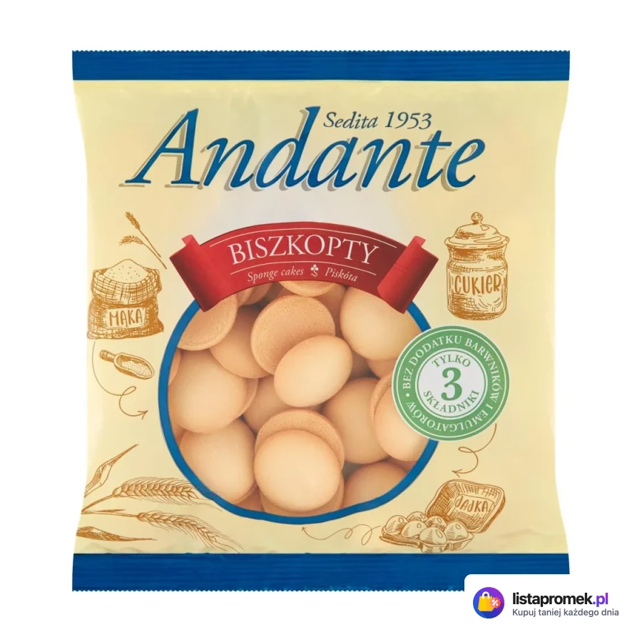 Biszkopty, wybrane rodzaje
