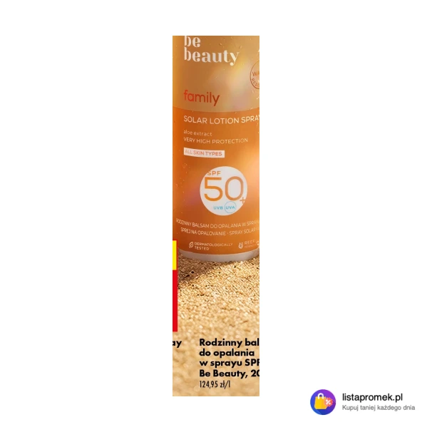 Rodzinny balsam do opalania w sprayu SPF 50+