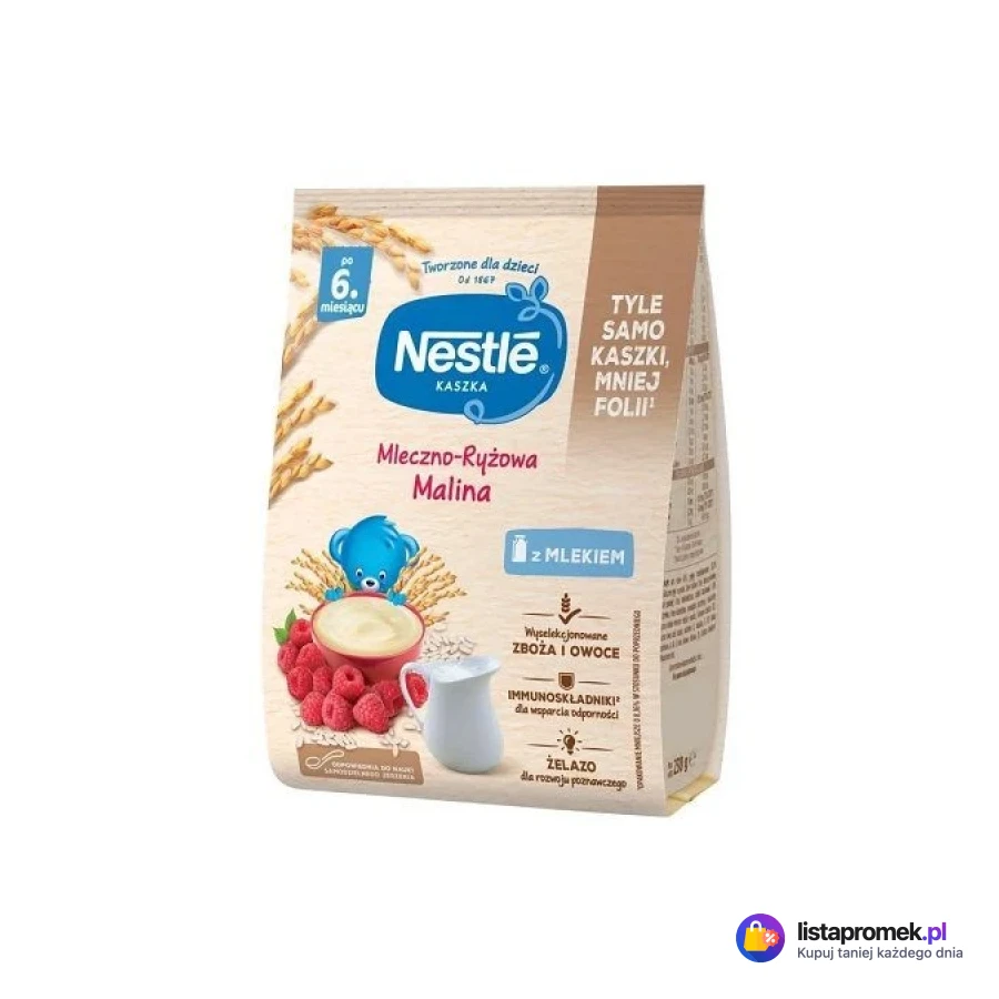 Kaszka mleczno-ryżowa Nestlé, wybrane rodzaje