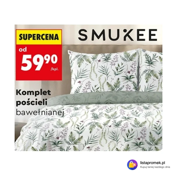 Komplet pościeli bawełnianej SMUXEE